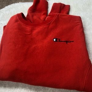Champion orange sweatshirt